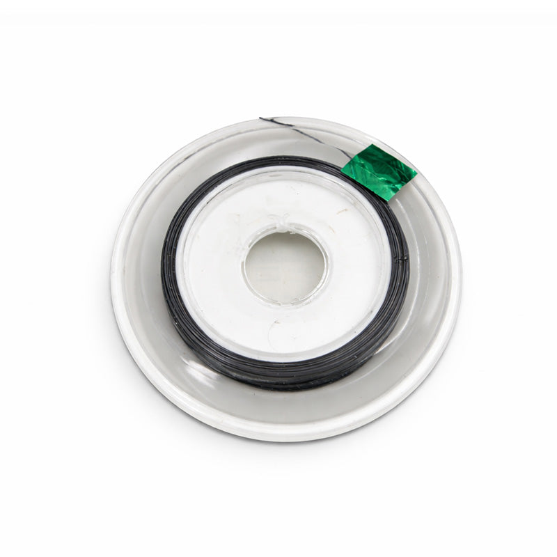 White AJW Supreme Wire 25 ft., Australian wire by A.J. Wilcock, shown coiled and ready for use in electrical or craft projects.