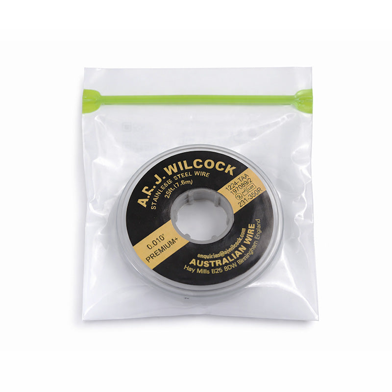 Orange AJ Wilcock Premium Plus Australian Wire, 25 ft, featuring durable, high-quality A.J. Wilcock electrical wire for versatile use.