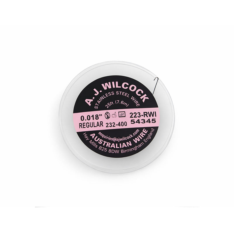 Light pink AJ Wilcock Australian AJW Regular Wire, 25 ft length, coiled wire suitable for jewelry making and crafting.