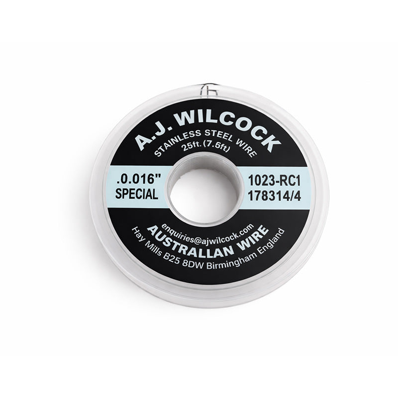 Blue AJW Special Australian Wire by A.J. Wilcock, 25 ft length, sturdy copper wire suitable for electrical and craft projects.