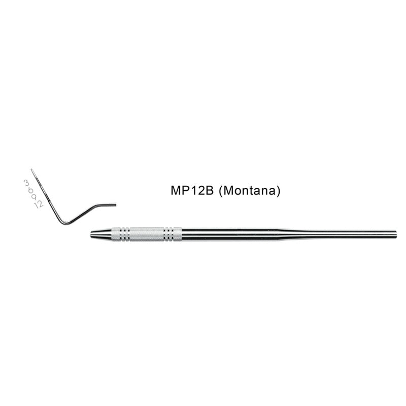 American Eagle Probe 12B Montana black stainless steel handle for diagnostics, showing the sleek, durable handle design.