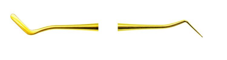 American Eagle composite plastic filling instruments with XP Technology, restorative dental tools, featuring paddle design and ergonomic handles.