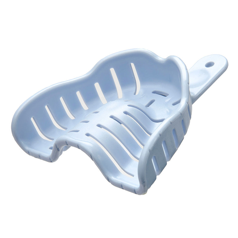 Asetk Innovations Transform Heat Mouldable Impression Trays for dental lower impressions, sterile, large size, dentate design, in packaging.