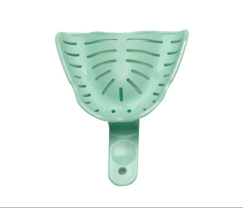 Astek Innovations Transform Heat Mouldable Impression Trays for dental impressions, shown in a set of large lower dentate trays.