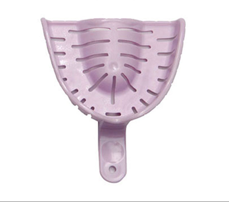 Asetk Innovations Transform Heat Mouldable Impression Trays for dentate lower arches, shown in a large size with detailed design.