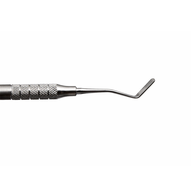 Atria Cord Packer Serrated CP-113 tool with serrated edges for gripping and packing cords, shown in a close-up view.