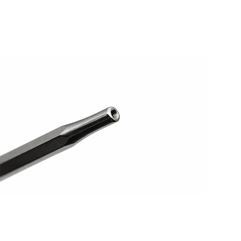Atria stainless steel handle for dental mouth mirror, diagnostic instrument with hexagonal grip for precise dental exams.