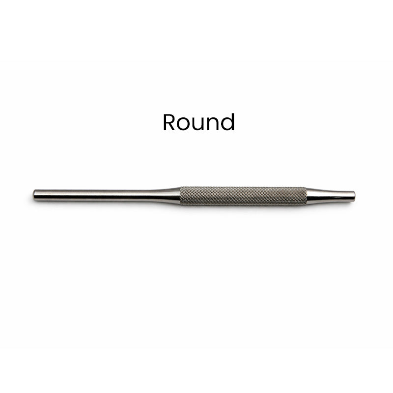 Atria stainless steel handle for dental mouth mirror, diagnostic tool with hexagonal design for dental examinations