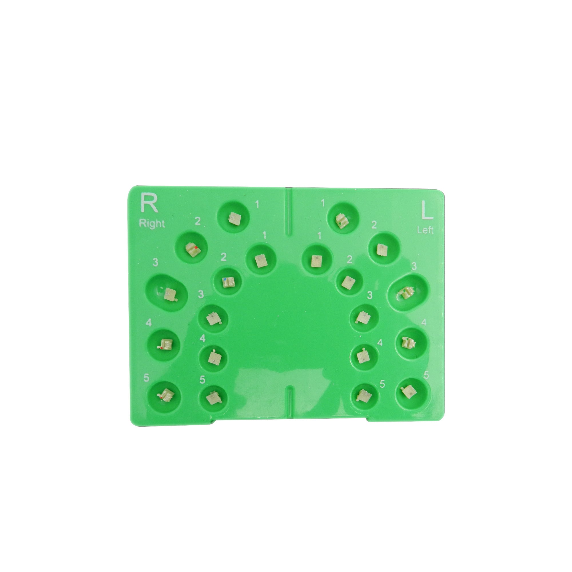 Axim Passive Dam SL Ceramic Bracket (SLB) kit for orthodontic treatment, featuring clear aesthetic ceramic brackets for discreet braces.