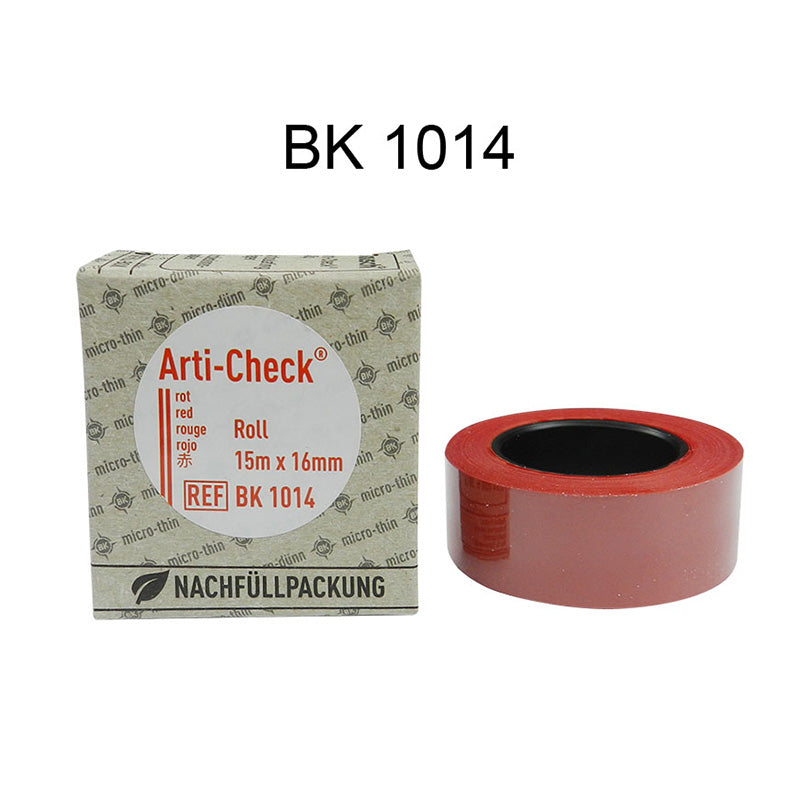 Bausch Arti-Check articulating paper, double-sided micro-thin 40µ, thin film for dental occlusion marking and measurement.