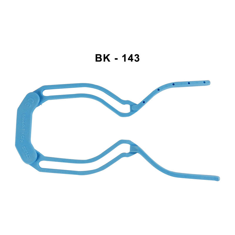 Bausch Fix Clip Bite Forceps Curved for precise dental or medical instrument use, with ergonomic curved design.