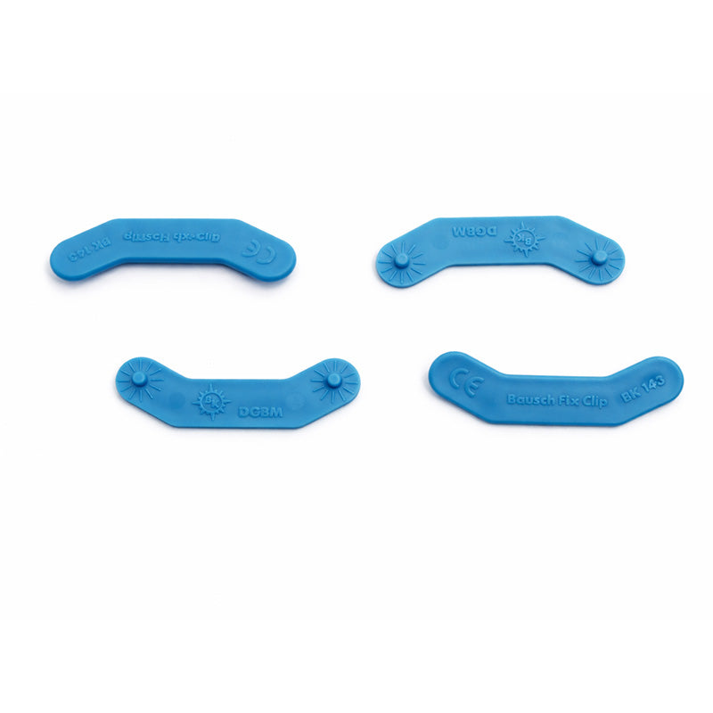 Bausch Fix Clip Bite Forceps Curved, dental articulating instrument with curved tips for precise grip and manipulation.