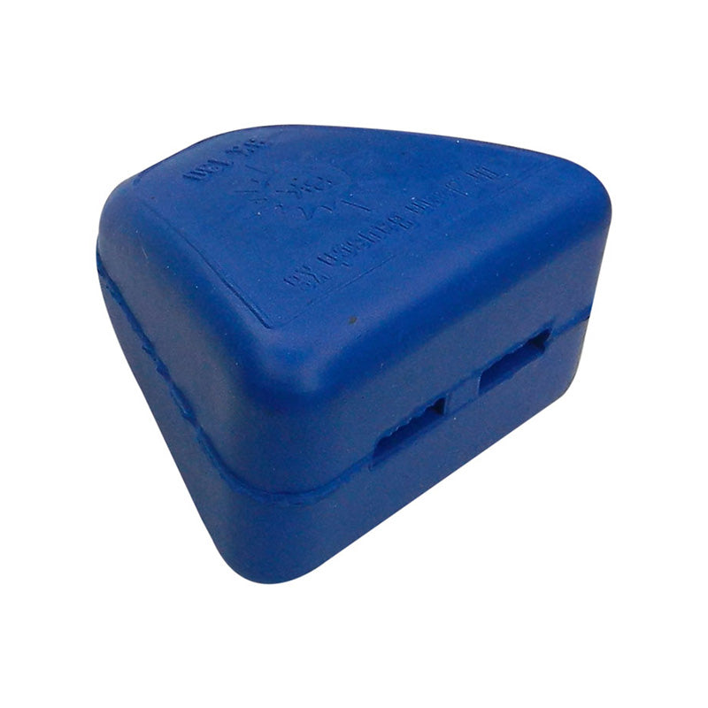 Blue Bausch Rubber-Handle articulating instrument from Bausch, designed for precise medical or dental procedures.