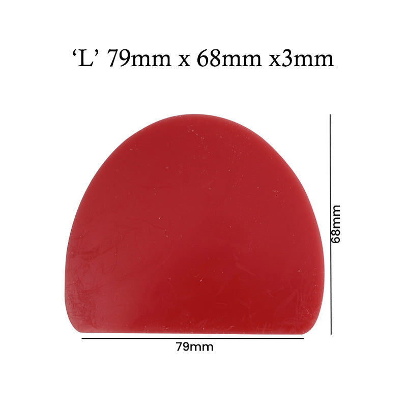 Bausch Arti-Pink Bite Wax occlusal registration wax for dental laboratory use, 80mm x 150mm, pack of 12