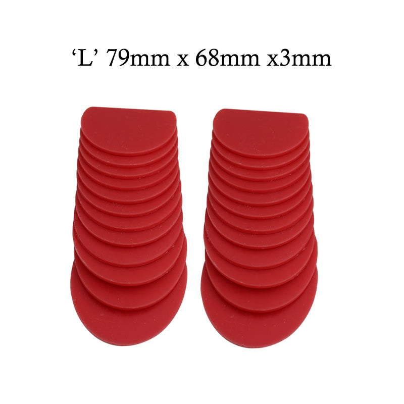Bausch Arti-Pink Bite Wax for occlusal registration, laboratory dental product, 80mm x 150mm, 12-pack, pink color.