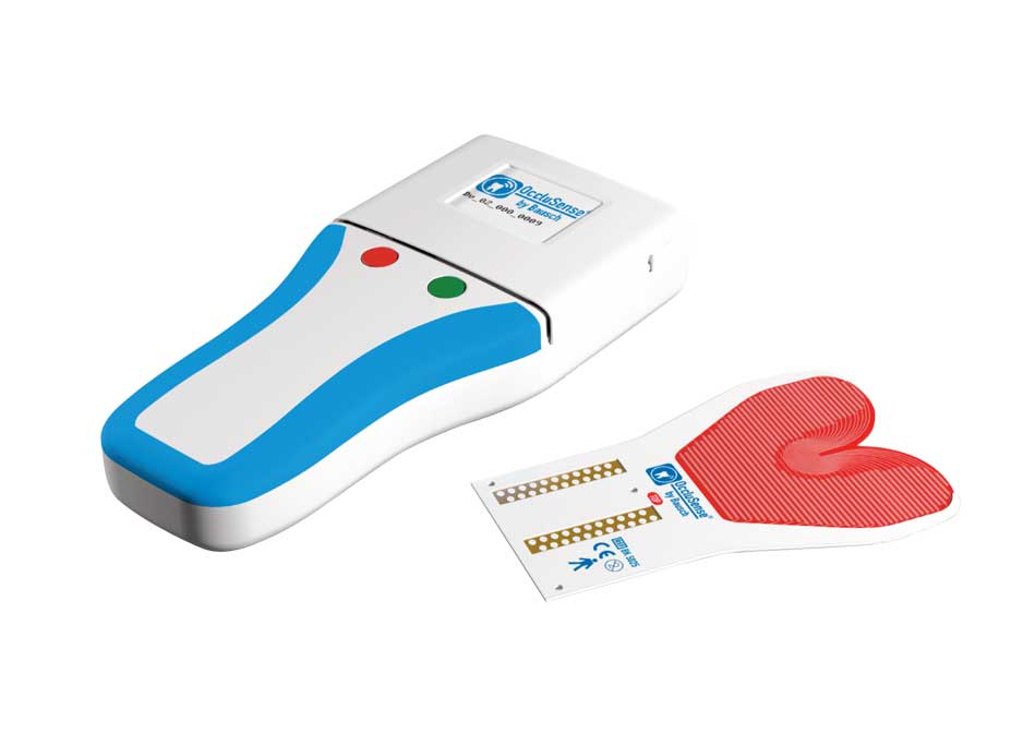 Bausch Occlusense set featuring dental occlusal analysis tools and mouthguard for bite assessment and correction.