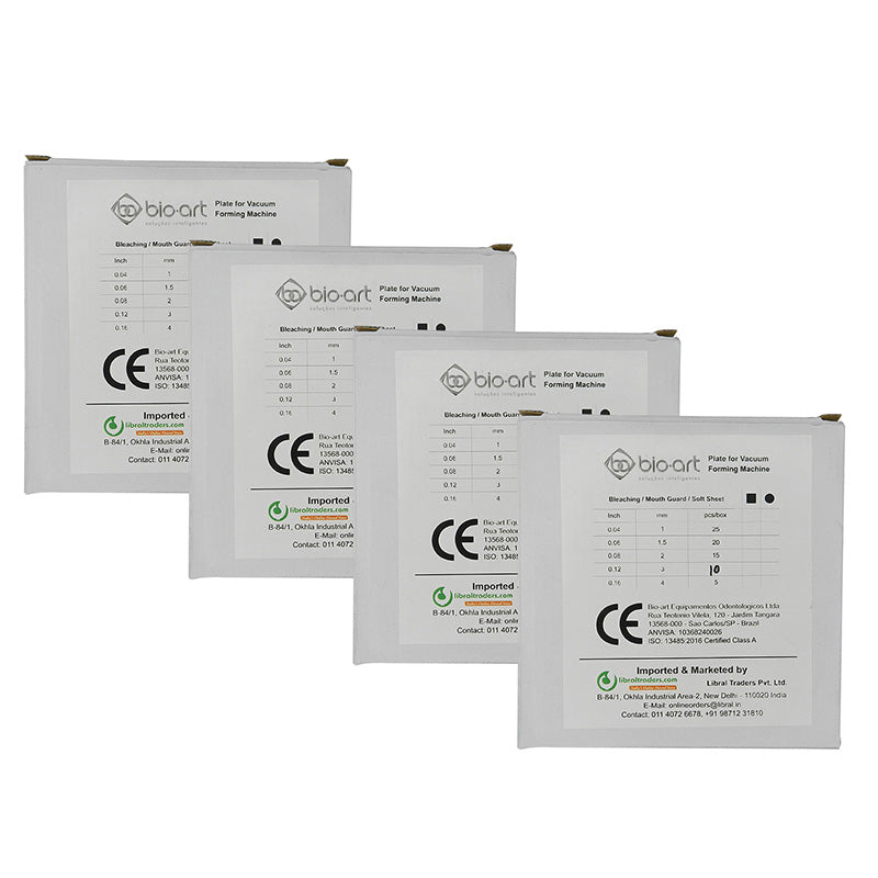 Bio-Art Soft Sheets Square pack, soft medical-grade sheets in a 20-pack, designed for comfort and gentle use.