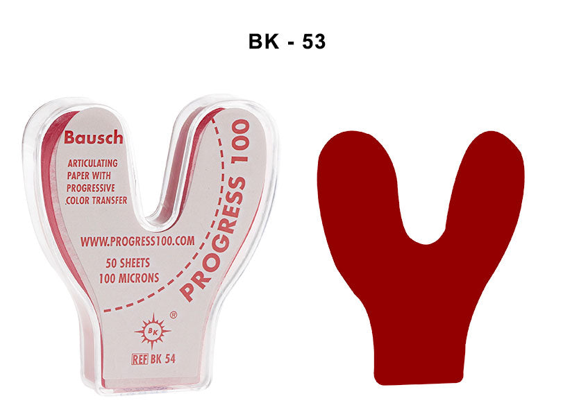 Bausch Articulating Paper – Progressive Colour Transfer – 100µ Microns