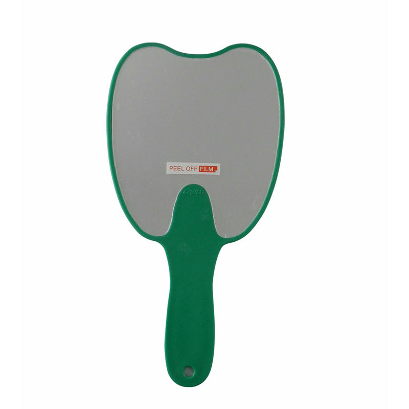 Capri Diagnostics hand mirror with a sleek handle and reflective surface, used for personal grooming and diagnostics.
