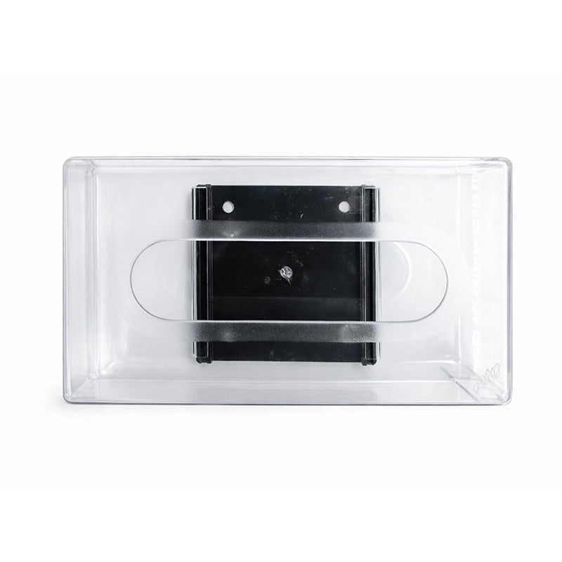 Capri face wipes dispenser with 50 two-ply face wipes, soft and gentle for skincare or makeup removal.
