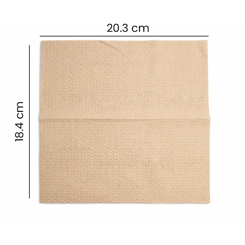 Capri Face Wipes 2-Ply in dispenser, 50 pulls, soft and refreshing facial wipes for gentle cleansing.