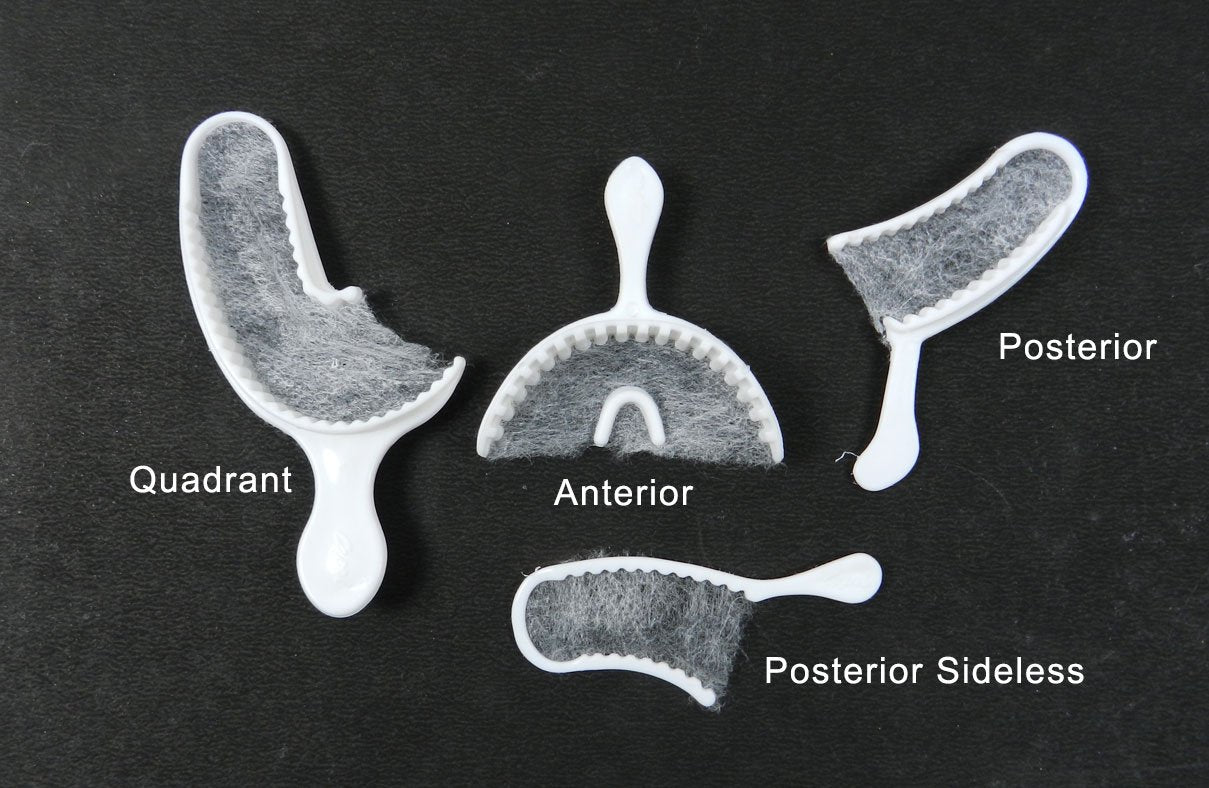 Capri Bite Registration & Impression Trays set with quadrant impression trays and materials for dental impressions.