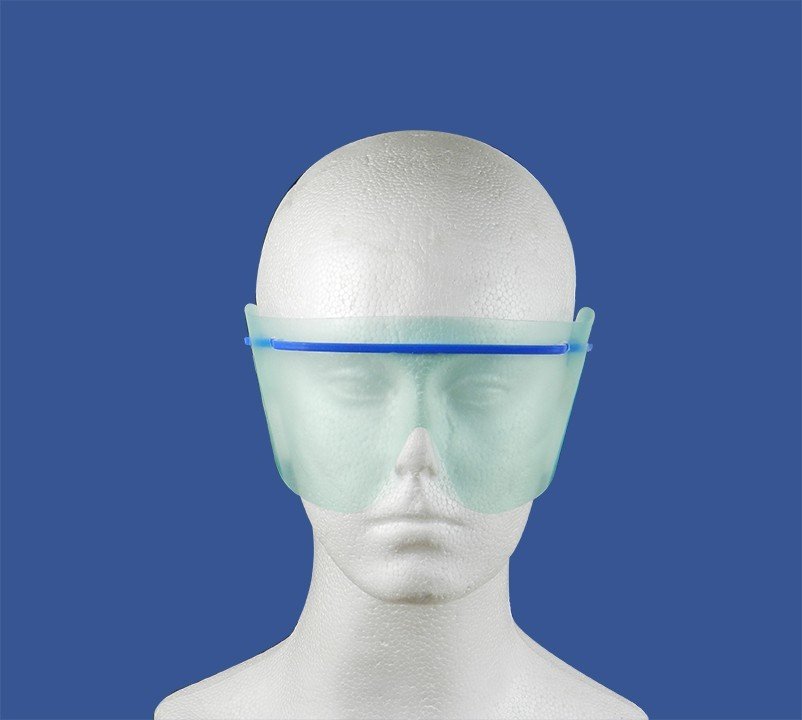 Set of five Capri Eye Shields refills with one protective frame, designed for eye protection and replacement use.