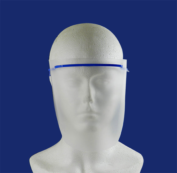 Set of five Capri face guards with one refill frame, providing protection and comfort for face covering use.