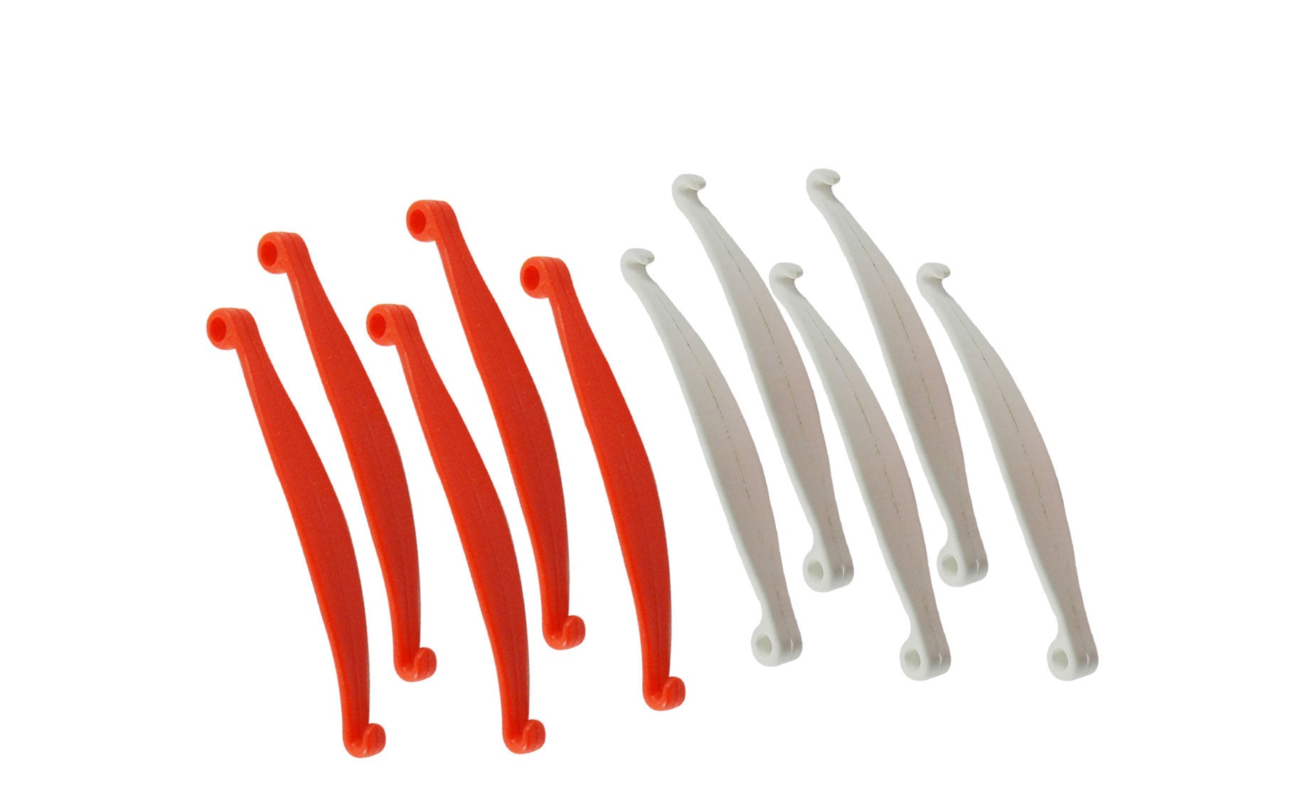 Red Captain Retriever accessory for aligners, part of Captain Orthodontics thermoforming material 10-pack, used for orthodontic aligner fitting.