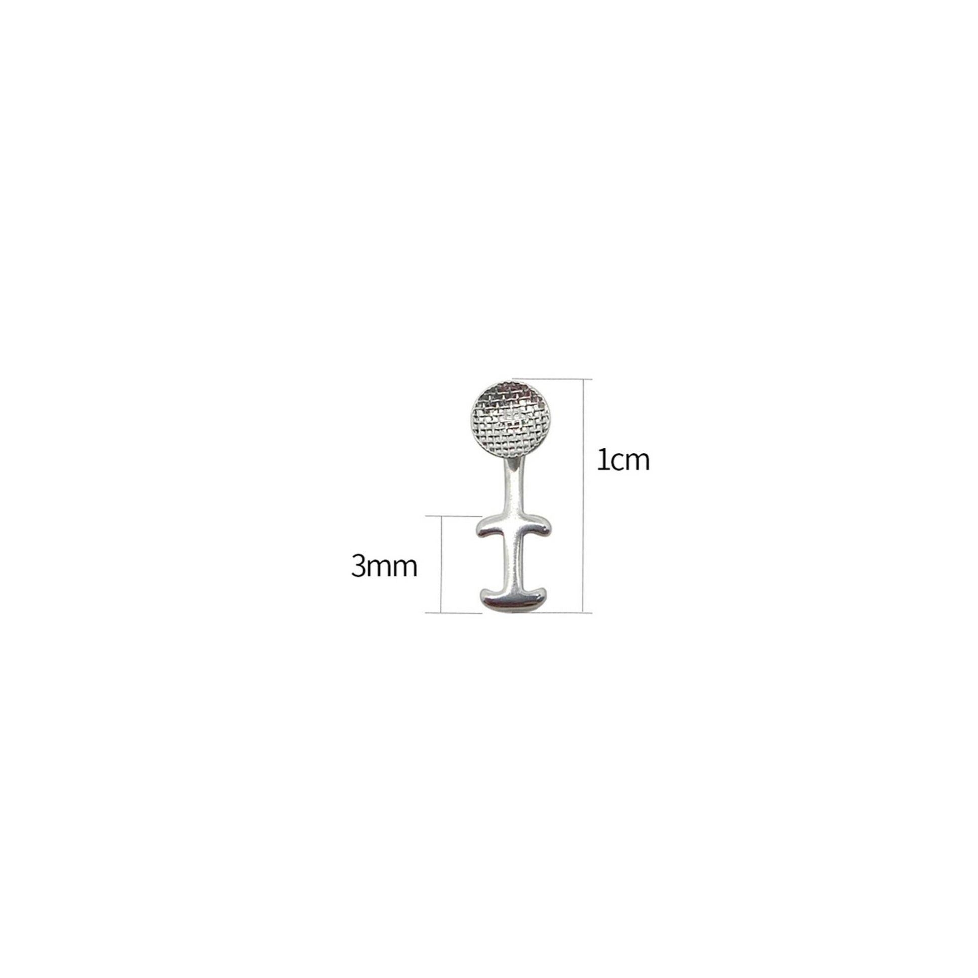 Captain Orthodontics Captain Multi Hook Bondable Button for orthodontic use, shown attached to dental appliances.