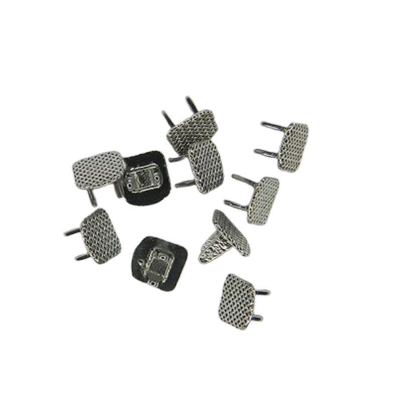 Captain Orthodontics Captain Tongue Tamers Bondable Buttons for orthodontic treatment, shown in a close-up image on a white background.