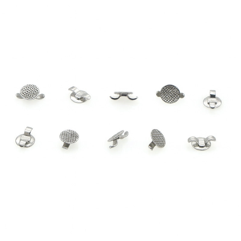 Captain Orthodontics Lingual Bondable Cleats showing clear, custom-fitted orthodontic cleats for secure bonding on lingual braces.
