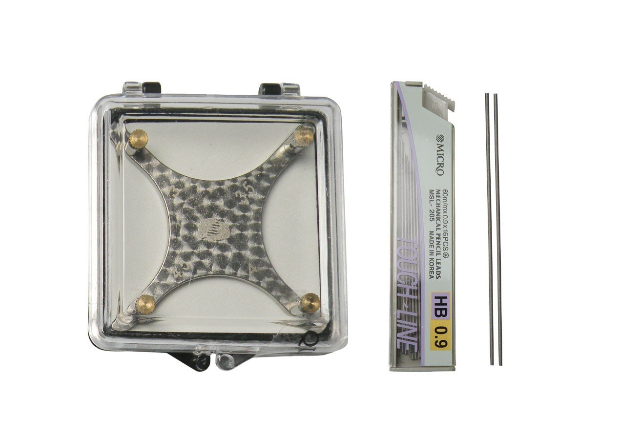 Captain Orthodontics Captain Gauge with Lead Pencil Boons Gauge for bracket positioning, orthodontic tools for precise dental work.