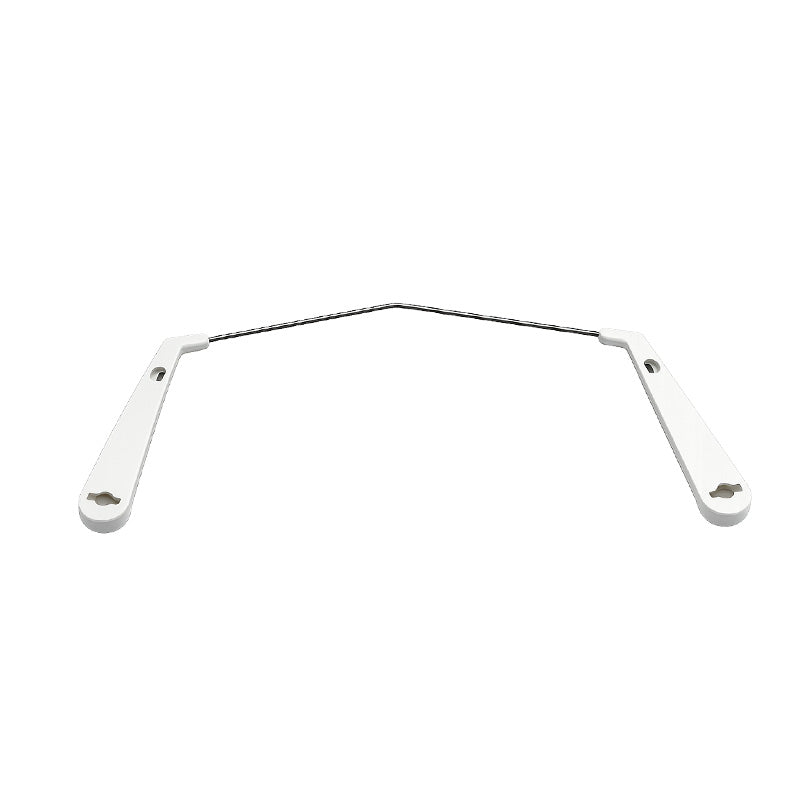 Large Captain Cheek Retractors with flexible spring wire by Captain Orthodontics, showing the retractor with open cheeks in a dental setting.