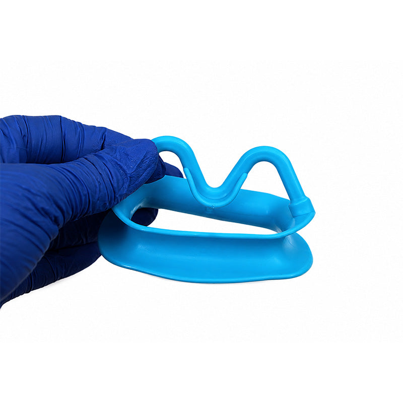 Captain Orthodontics soft silicone cheek and tongue retractor for teeth whitening, mouth opening, lip retraction, and tongue guarding.