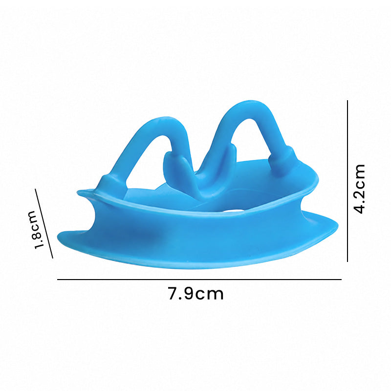 Captain Orthodontics soft silicone cheek and tongue retractor for teeth whitening, mouth opening, and lip and tongue protection.