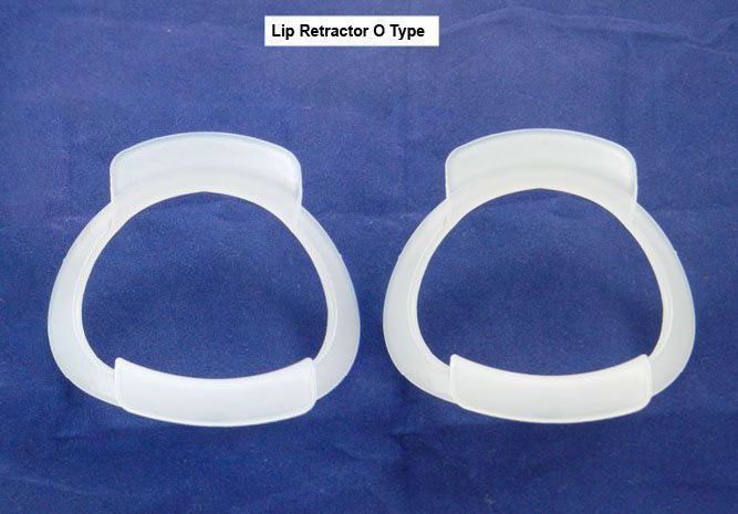 Captain Lip Retractor O Type for cheeks and tongue, orthodontic accessory by Captain Orthodontics, used for dental procedures.