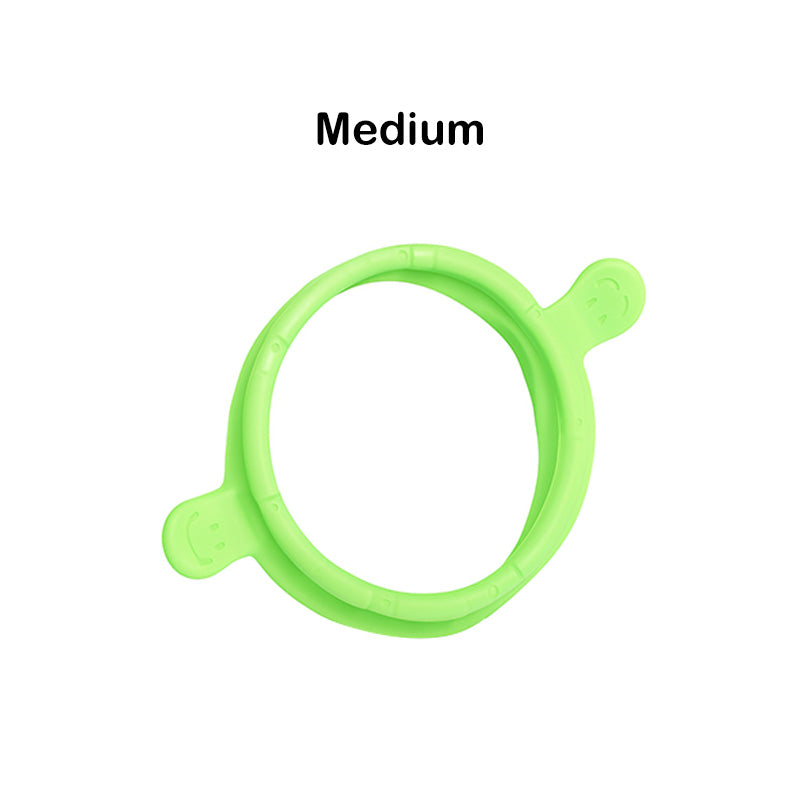 Captain Orthodontics latex-free green cheek and lip retractors, designed for orthodontic procedures and oral examination.