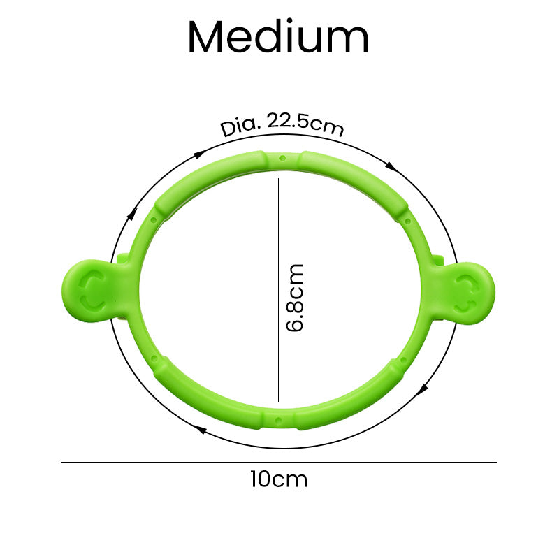 Captain Orthodontics latex-free green cheek and lip retractor, used for dental procedures to hold cheeks and tongue away.