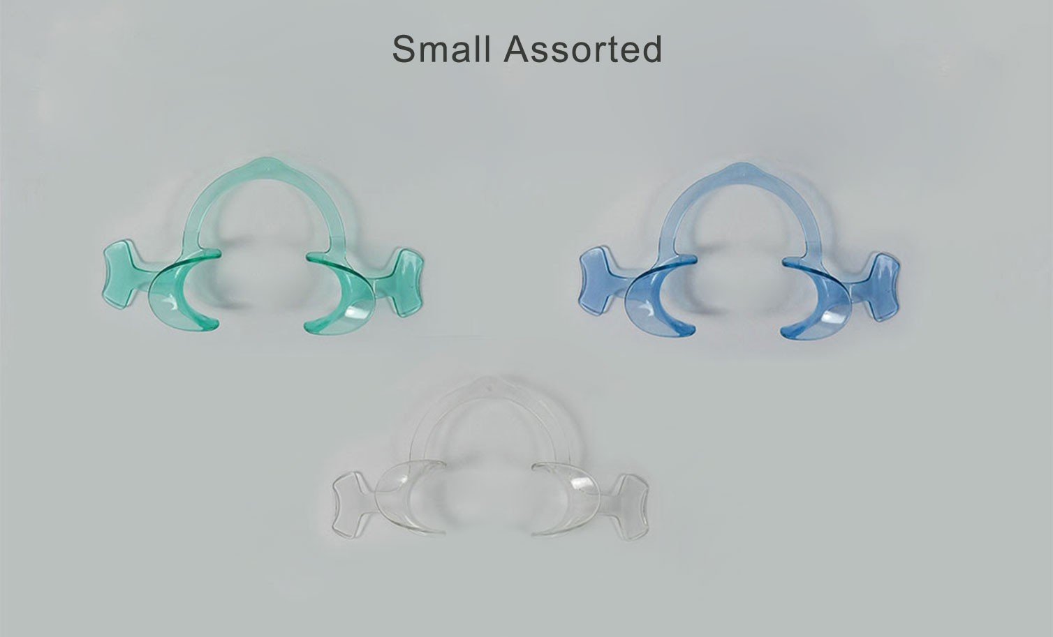 Captain Orthodontics Captain Flexi Premium cheek and tongue retractor with wing tips for dental procedures.