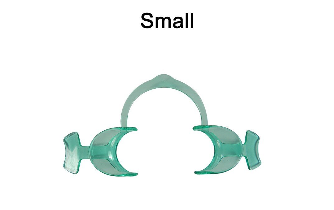 Captain Orthodontics Captain Flexi Premium cheek and tongue retractor with wings, flexible dental instrument for orthodontic procedures.