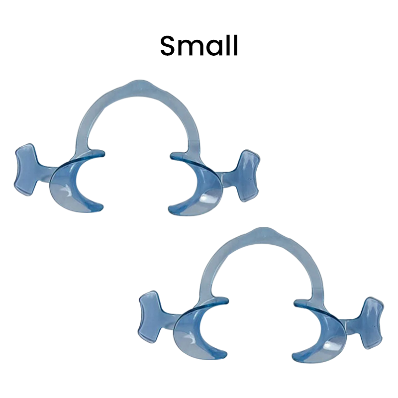 Captain Orthodontics Captain Flexi Premium cheek and tongue retractor with wings, designed for dental procedures and oral access.