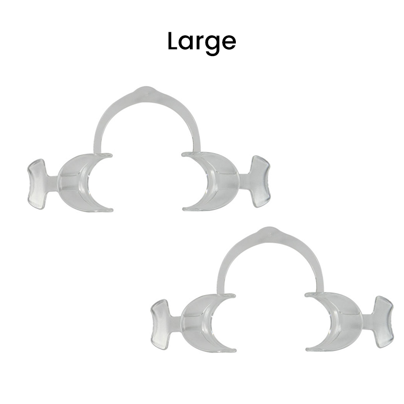 Captain Orthodontics Captain Flexi Premium cheek and tongue retractor with wing tips for improved oral access and visibility.