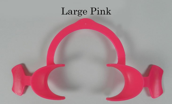 Captain Flexi Eco cheek and tongue retractor with wings, made of eco-friendly material, used for dental orthodontic procedures.