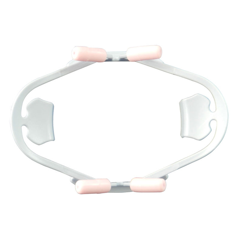 Captain Orthodontics Captain 3D Cheek and Tongue Retractor showing the clear, ergonomic plastic design for dental procedures.