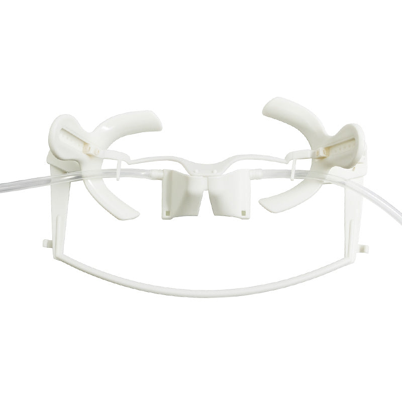 Captain Orthodontics Captain Dry Field System cheek and tongue retractors for dental procedures, small size with handles and blades.