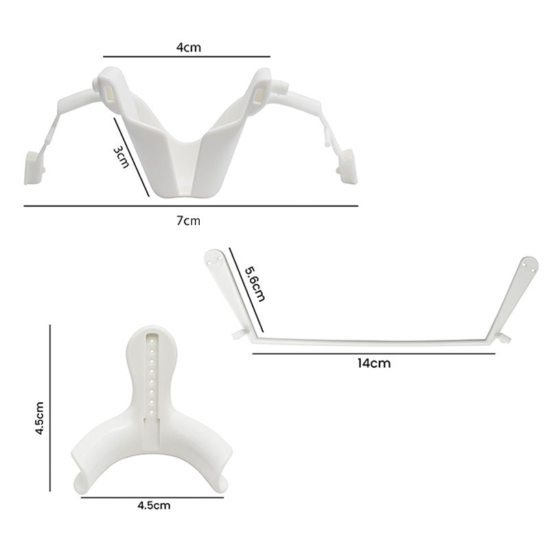 Captain Orthodontics Captain Dry Field System Cheek and Tongue Retractors for dental procedures, small size, stainless steel design.