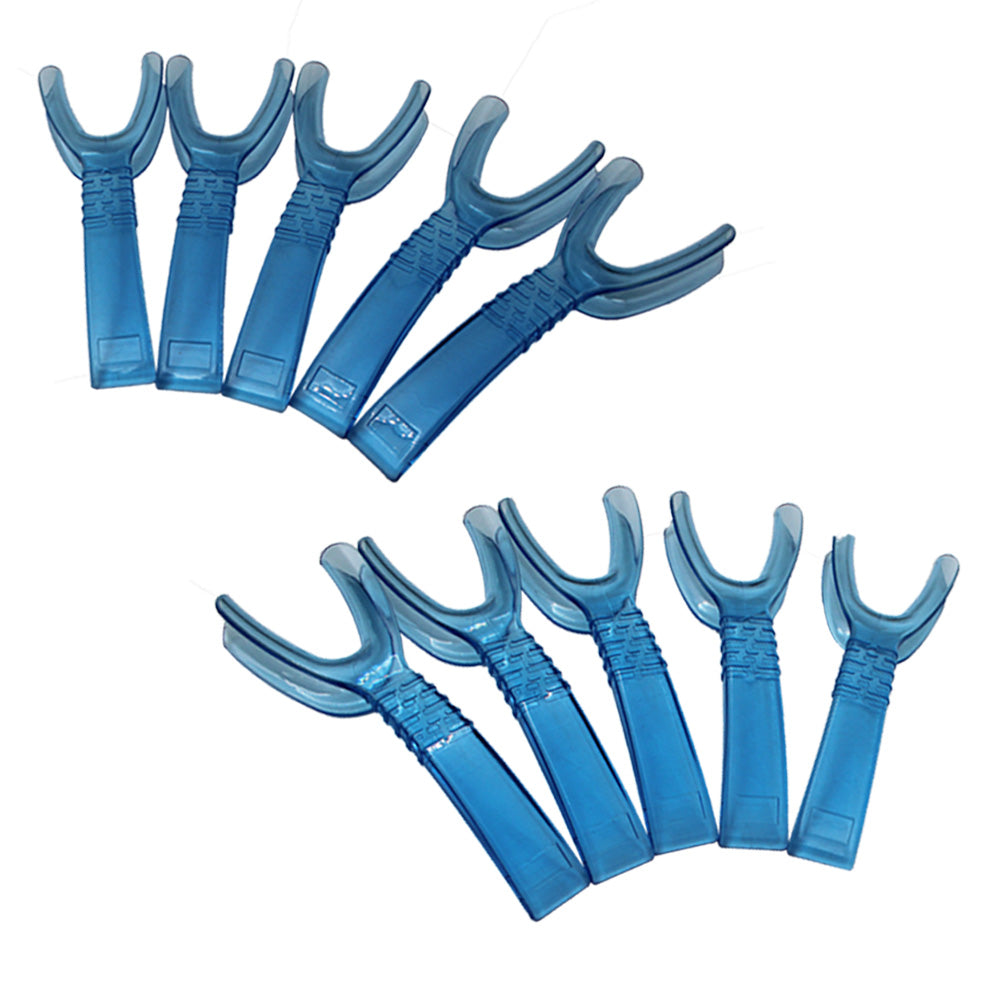 Set of 10 Captain Orthodontics Captain Large Premium Y Type Cheek and Tongue Retractors for dental procedures