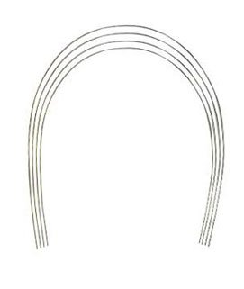 Captain Orthodontics Niti Thermal Damon-compatible archwire, 10-pack, for Damon orthodontic systems, visible in the image.