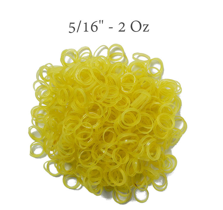 Pink Captain Orthodontics Tooth Colour Elastics in 3/8 to 3.5 oz pack, designed for orthodontic tooth correction.
